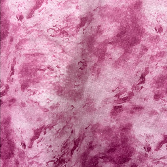 SHEIN Sz 0XL Pink Tie-Dye Ruched Crop Top - Picture 9 of 9